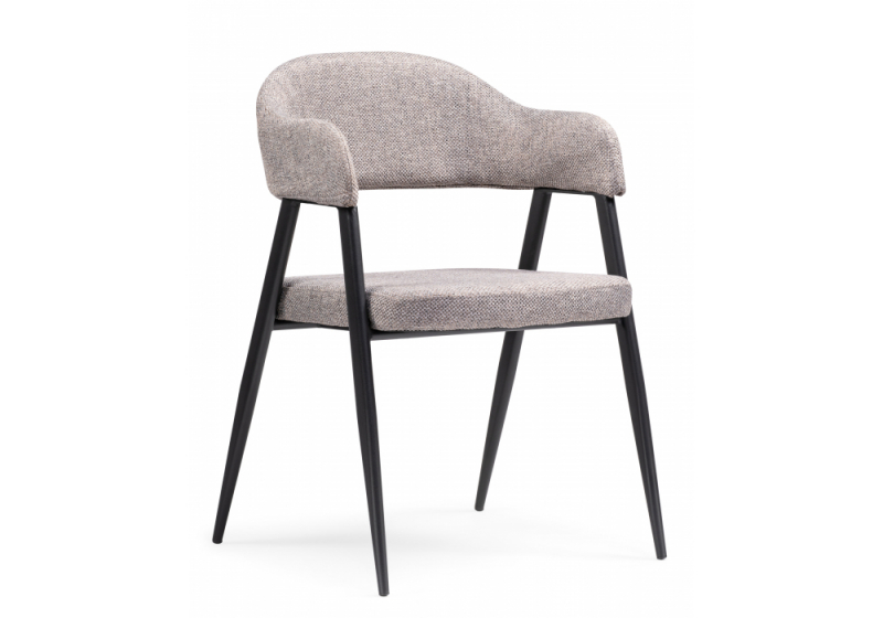 Стул на металлокаркасе Twin gray / black (53x54x79). 