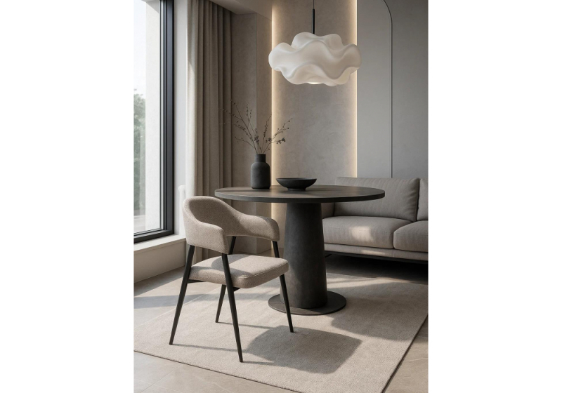 Стул на металлокаркасе Twin gray / black (53x54x79)