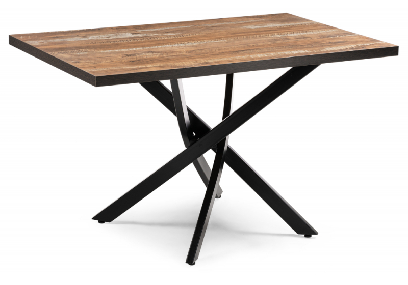Стол деревянный Дэй дуб юкон / черный (70x67). 