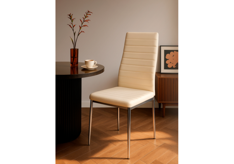 Стул на металлокаркасе на металлокаркасе DC2-001 beige (41x48x97)