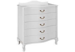 Комод Джульетта молочный дуб (75x42,5x95,5)