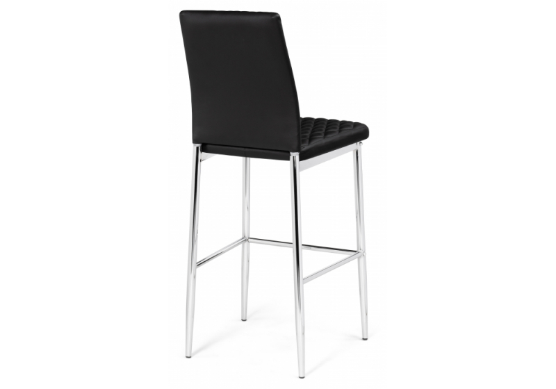 Барный стул Teon black / chrome (41x50x100)