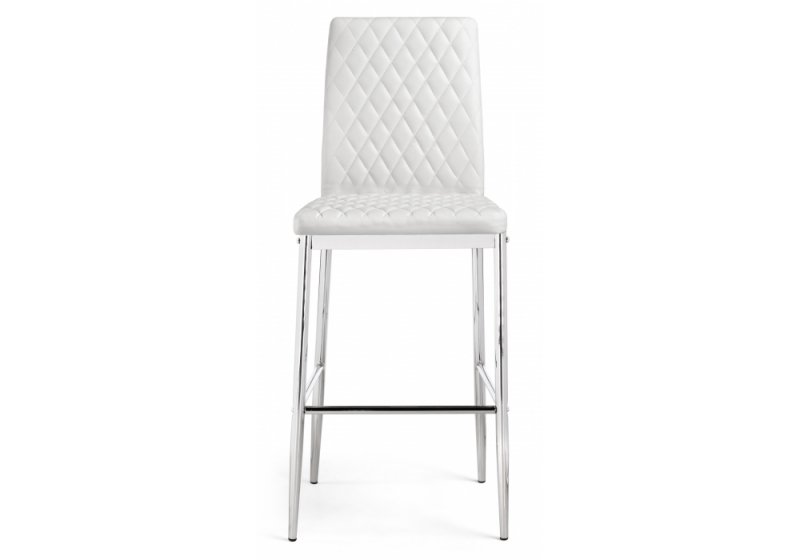 Барный стул Teon white / chrome (41x50x100)