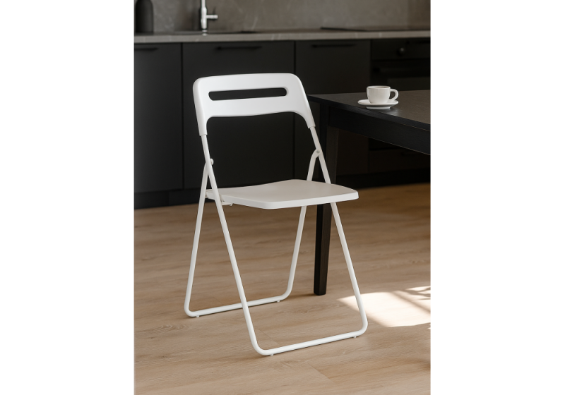 Пластиковый стул Fold складной white (43x46x81)