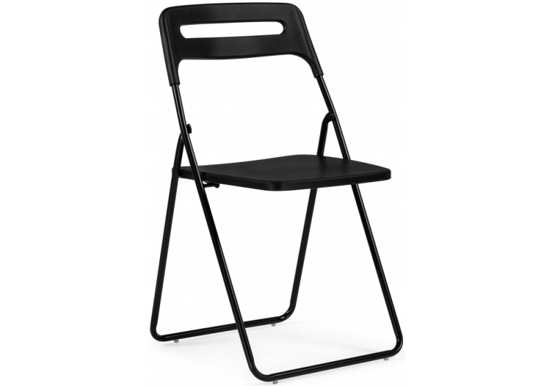Пластиковый стул Fold складной black (43x46x81). 